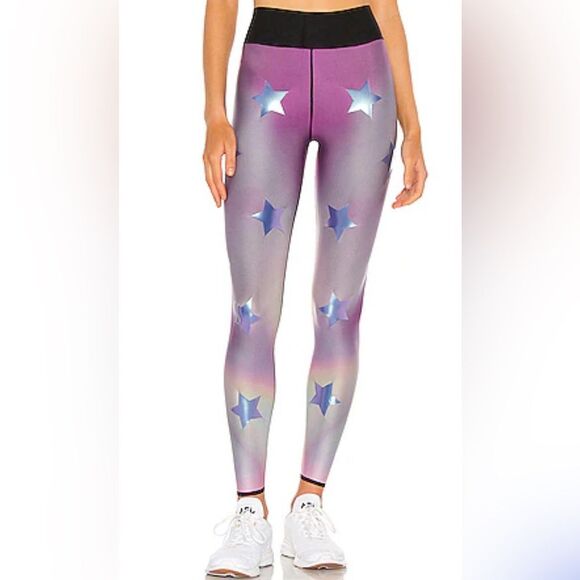 ULTRACOR Star Patterned Purple Leggings - Picture 1 of 8